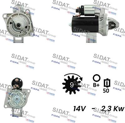 Sidat S12BH0443A2 - Starter www.molydon.hr