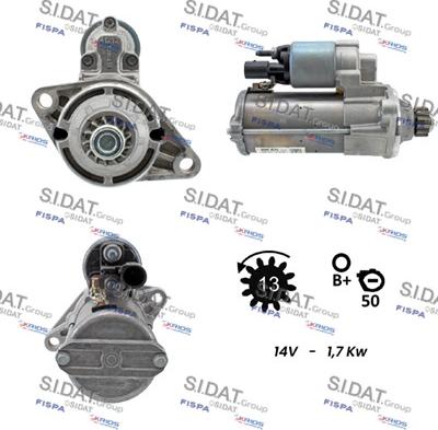 Sidat S12BH0450 - Starter www.molydon.hr