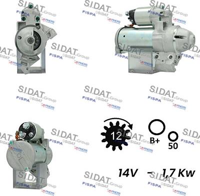 Sidat S12BH0432A2 - Starter www.molydon.hr