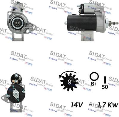 Sidat S12BH0437A2 - Starter www.molydon.hr