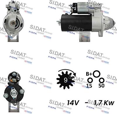 Sidat S12BH0427A2 - Starter www.molydon.hr