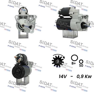 Sidat S12BH0475A2 - Starter www.molydon.hr