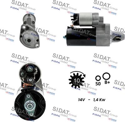 Sidat S12BH0472 - Starter www.molydon.hr