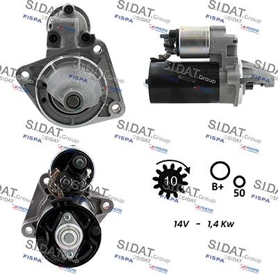 Sidat S12BH0697 - Starter www.molydon.hr