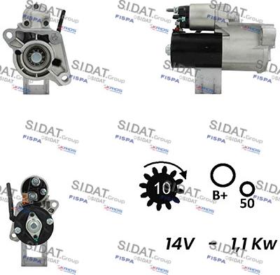 Sidat S12BH0649A2 - Starter www.molydon.hr