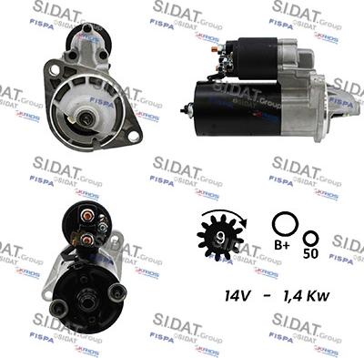 Sidat S12BH0654A2 - Starter www.molydon.hr