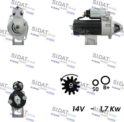 Sidat S12BH0657A2 - Starter www.molydon.hr