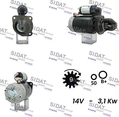 Sidat S12BH0669A2 - Starter www.molydon.hr