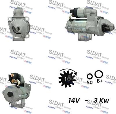 Sidat S12BH0666A2 - Starter www.molydon.hr