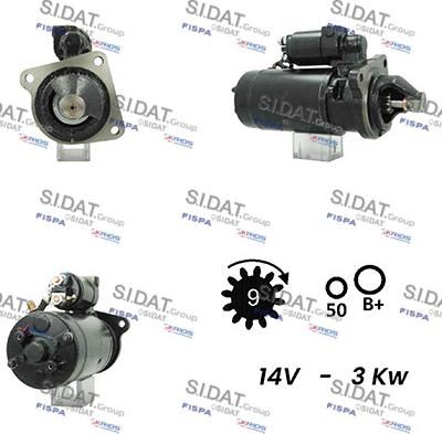 Sidat S12BH0660A2 - Starter www.molydon.hr