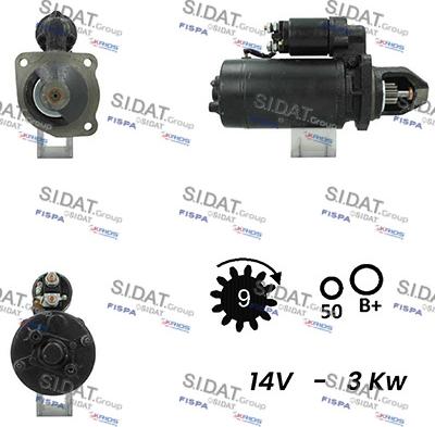 Sidat S12BH0661A2 - Starter www.molydon.hr