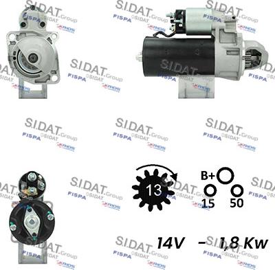 Sidat S12BH0604A2 - Starter www.molydon.hr