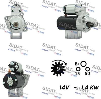 Sidat S12BH0605A2 - Starter www.molydon.hr