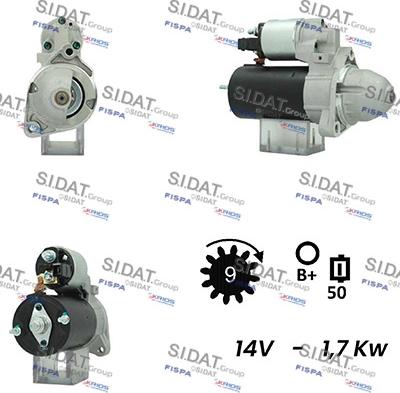 Sidat S12BH0606A2 - Starter www.molydon.hr