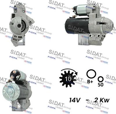 Sidat S12BH0608A2 - Starter www.molydon.hr