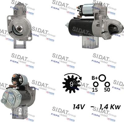 Sidat S12BH0603A2 - Starter www.molydon.hr