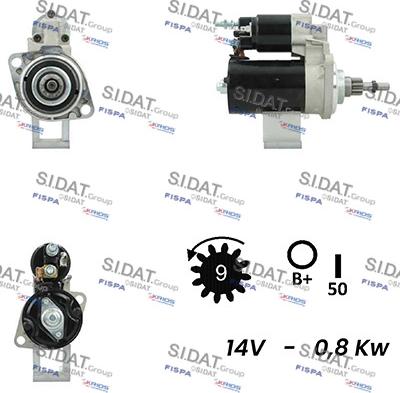 Sidat S12BH0619A2 - Starter www.molydon.hr