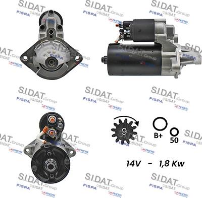 Sidat S12BH0090A2 - Starter www.molydon.hr