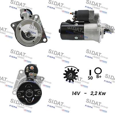 Sidat S12BH0045A2 - Starter www.molydon.hr