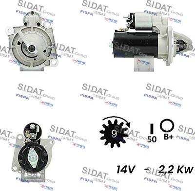 Sidat S12BH0046A2 - Starter www.molydon.hr