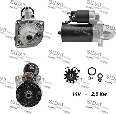 Sidat S12BH0047 - Starter www.molydon.hr