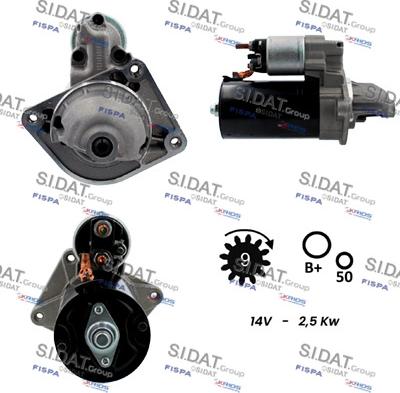 Sidat S12BH0008 - Starter www.molydon.hr