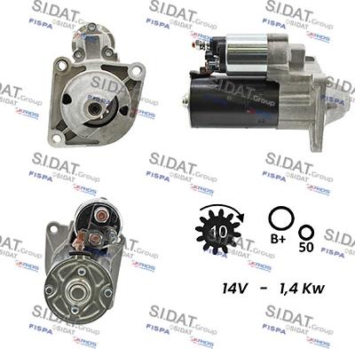 Sidat S12BH0039A2 - Starter www.molydon.hr