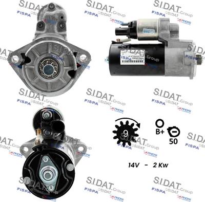 Sidat S12BH0073 - Starter www.molydon.hr