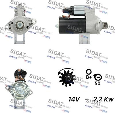 Sidat S12BH0145A2 - Starter www.molydon.hr