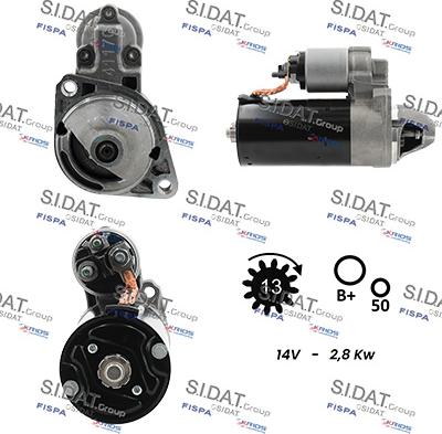 Sidat S12BH0189 - Starter www.molydon.hr