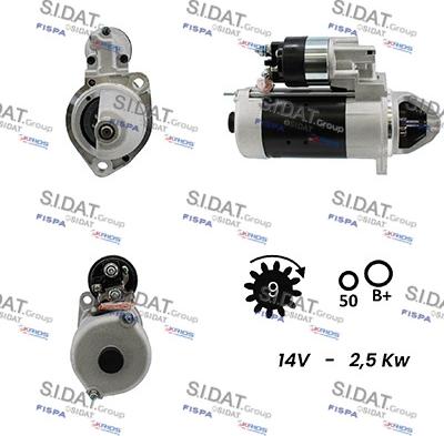 Sidat S12BH0185A2 - Starter www.molydon.hr