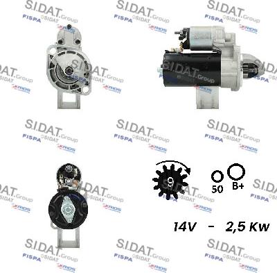 Sidat S12BH0186A2 - Starter www.molydon.hr