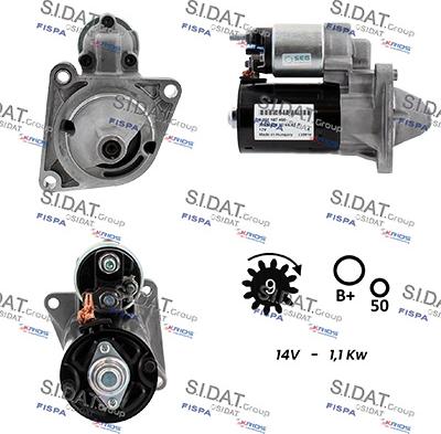 Sidat S12BH0183 - Starter www.molydon.hr