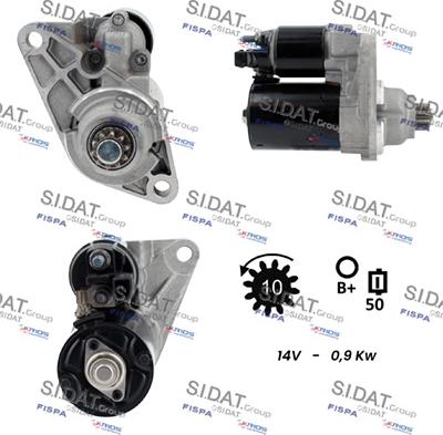 Sidat S12BH0176 - Starter www.molydon.hr