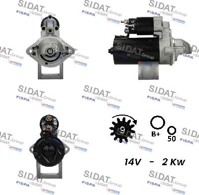 Sidat S12BH0172A2 - Starter www.molydon.hr