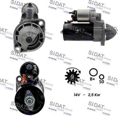 Sidat S12BH0888 - Starter www.molydon.hr