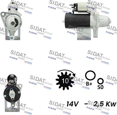 Sidat S12BH0396A2 - Starter www.molydon.hr