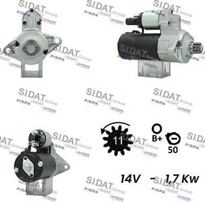 Sidat S12BH0350A2 - Starter www.molydon.hr