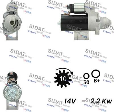 Sidat S12BH0358A2 - Starter www.molydon.hr