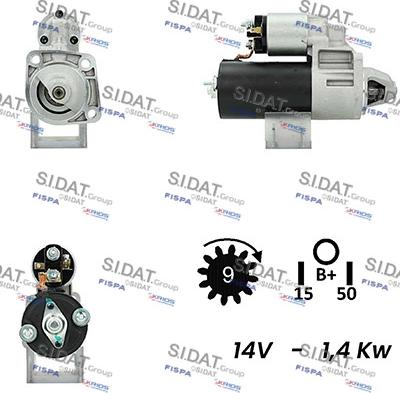 Sidat S12BH0315A2 - Starter www.molydon.hr