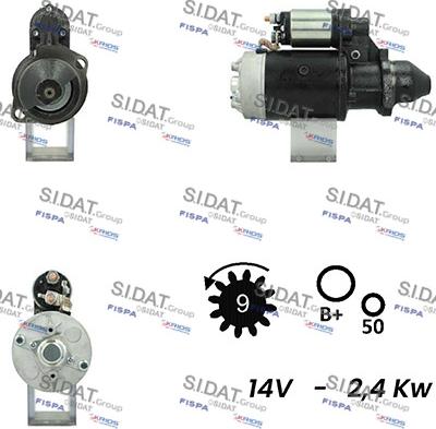 Sidat S12BH0383A2 - Starter www.molydon.hr