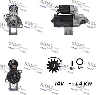 Sidat S12BH0339A2 - Starter www.molydon.hr