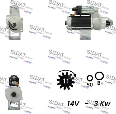 Sidat S12BH0290A2 - Starter www.molydon.hr