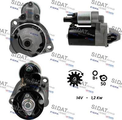 Sidat S12BH0248 - Starter www.molydon.hr