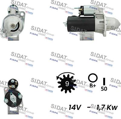 Sidat S12BH0243A2 - Starter www.molydon.hr