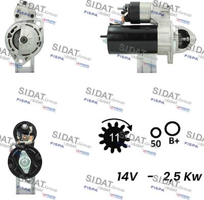 Sidat S12BH0268 - Starter www.molydon.hr