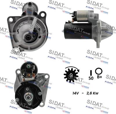 Sidat S12BH0263 - Starter www.molydon.hr