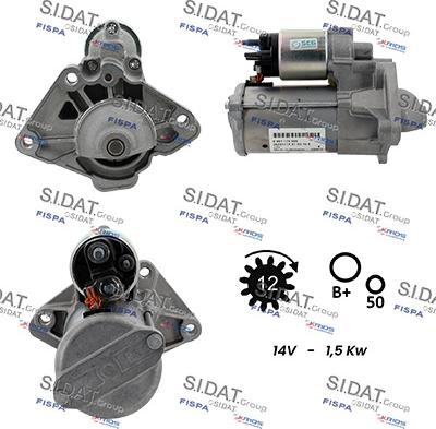 Sidat S12BH0218 - Starter www.molydon.hr