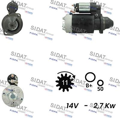 Sidat S12BH0287A2 - Starter www.molydon.hr