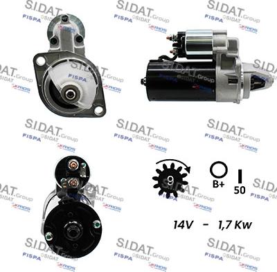 Sidat S12BH0234A2 - Starter www.molydon.hr